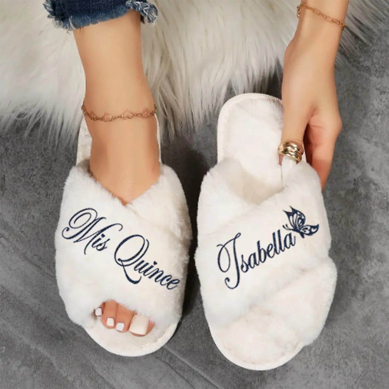Quinceanera Robes and Slippers Set for Mis XV Anos and the Entire Quince Squad, Robes for Mama de la Quince, Abuela, Hermana and More, A Great Bundled Quinceanera Gift, Wine/Burgundy S/M