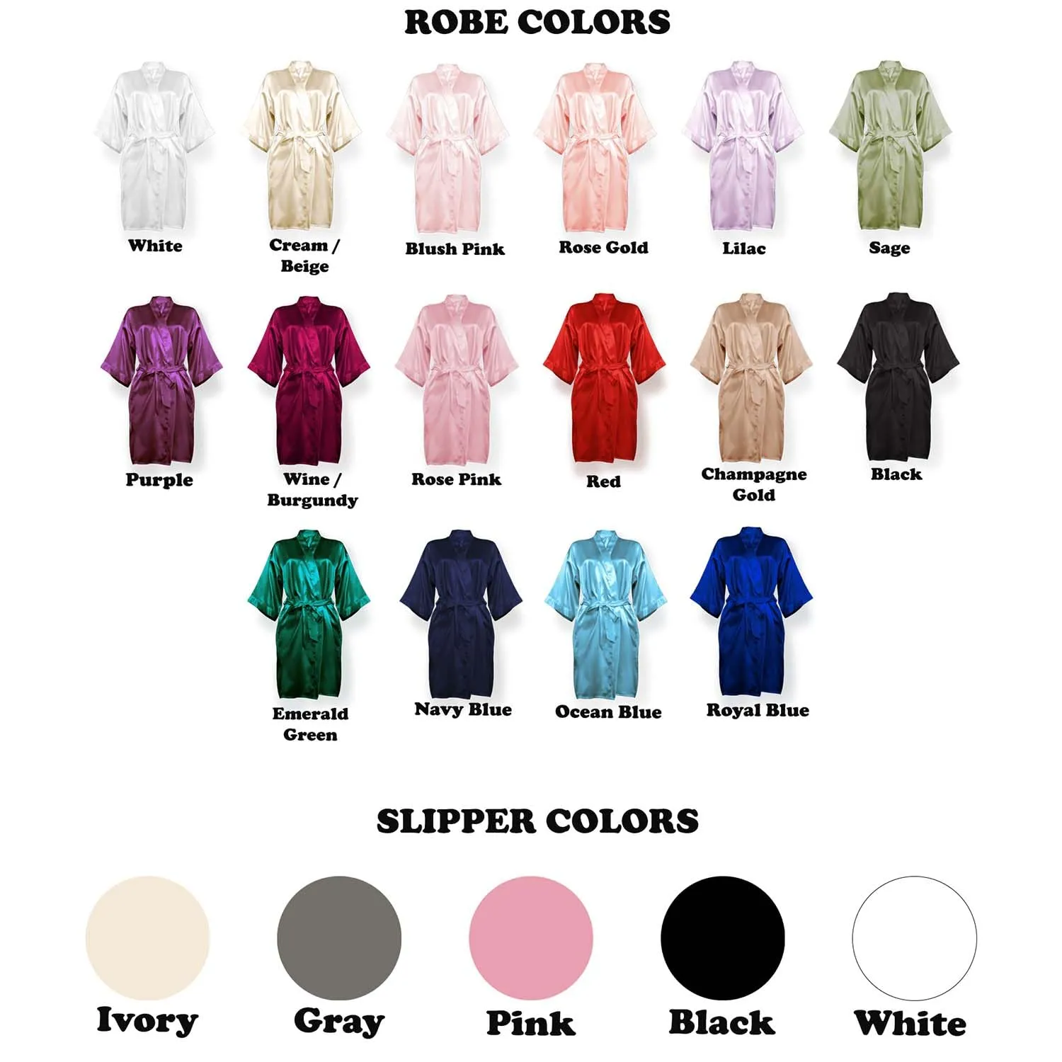 Quinceanera Robes and Slippers Set for Mis XV Anos and the Entire Quince Squad, Robes for Mama de la Quince, Abuela, Hermana and More, A Great Bundled Quinceanera Gift, Wine/Burgundy S/M