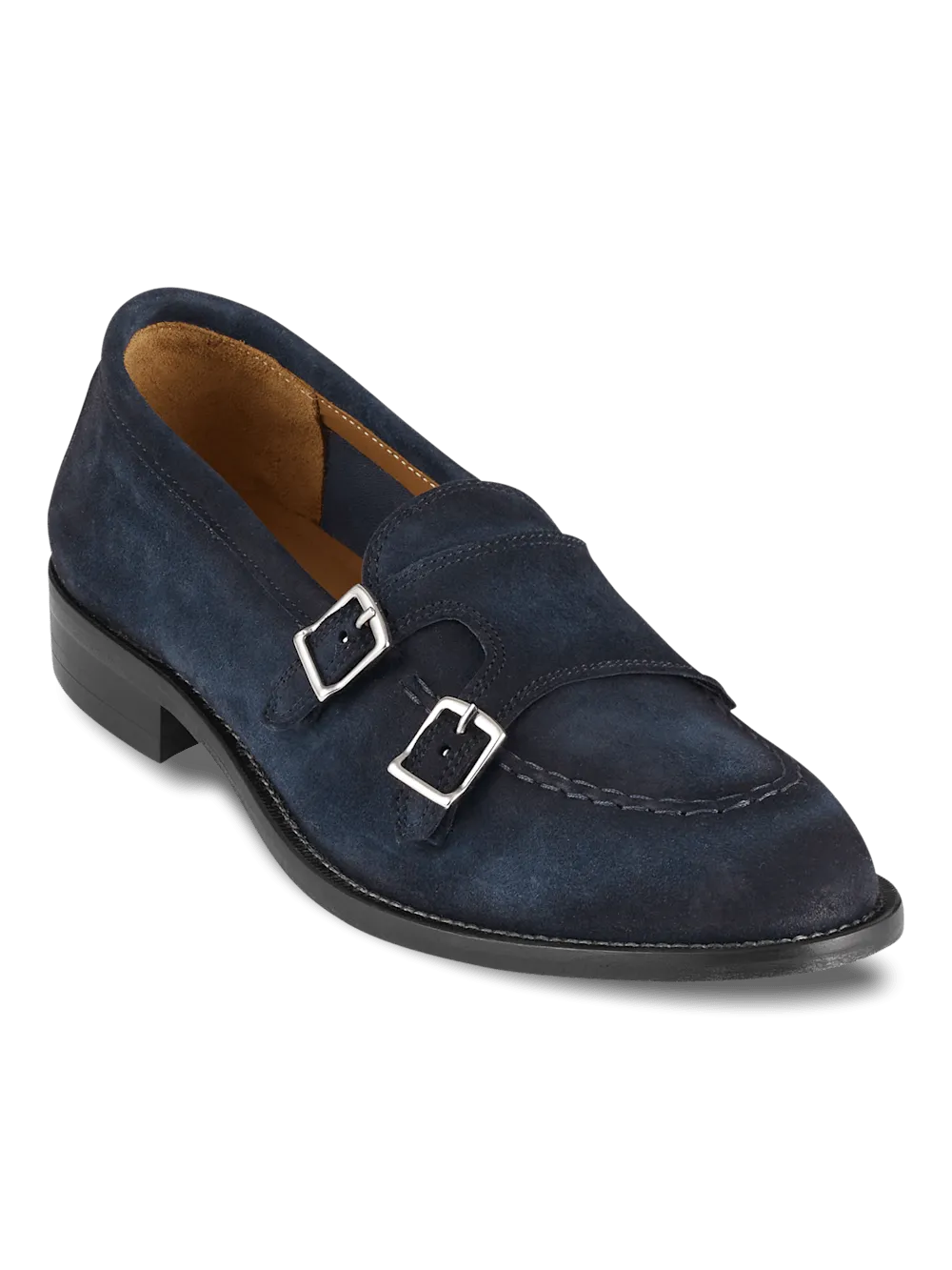 Randolph Monk Strap Loafer - Navy