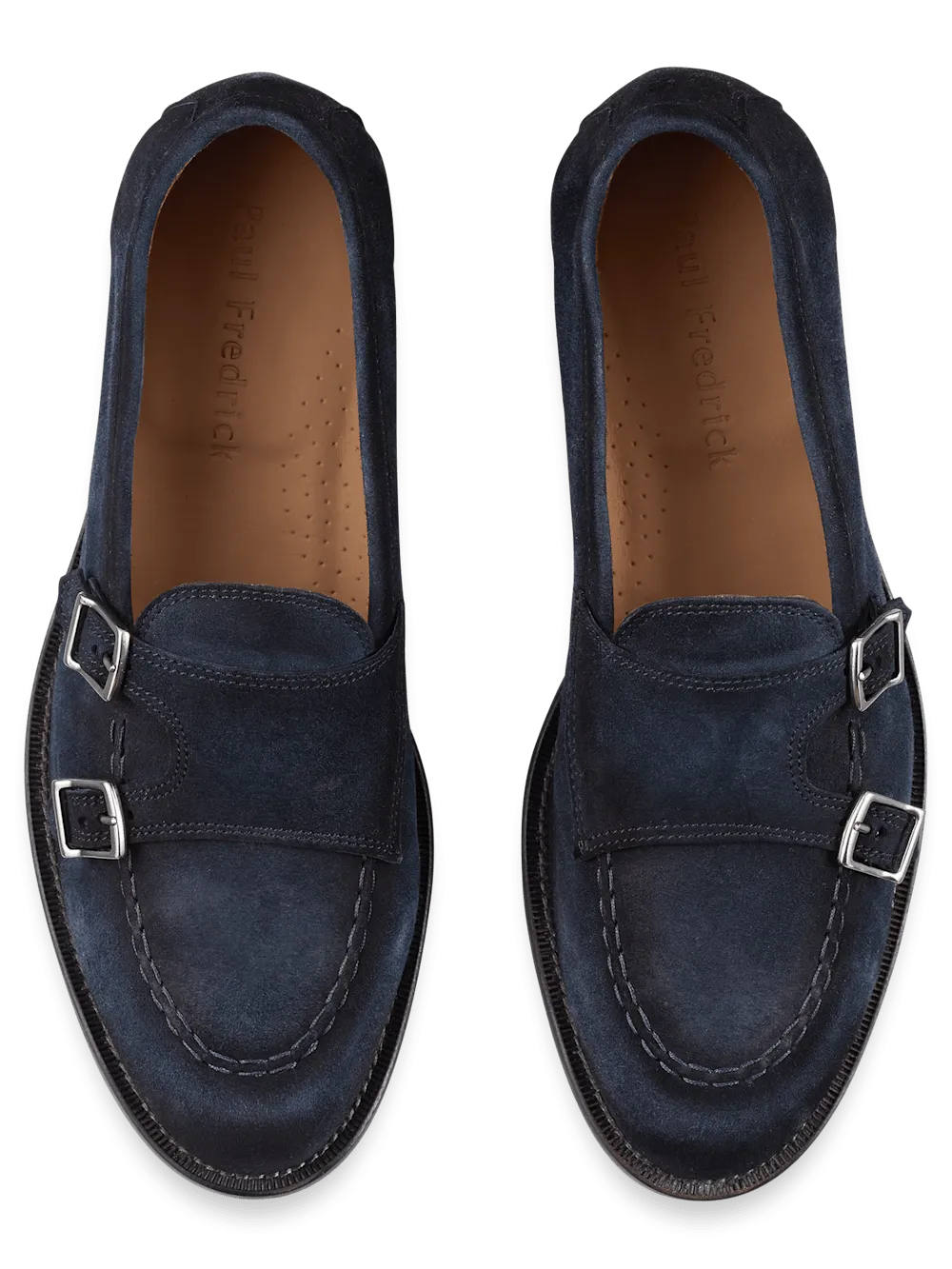 Randolph Monk Strap Loafer - Navy