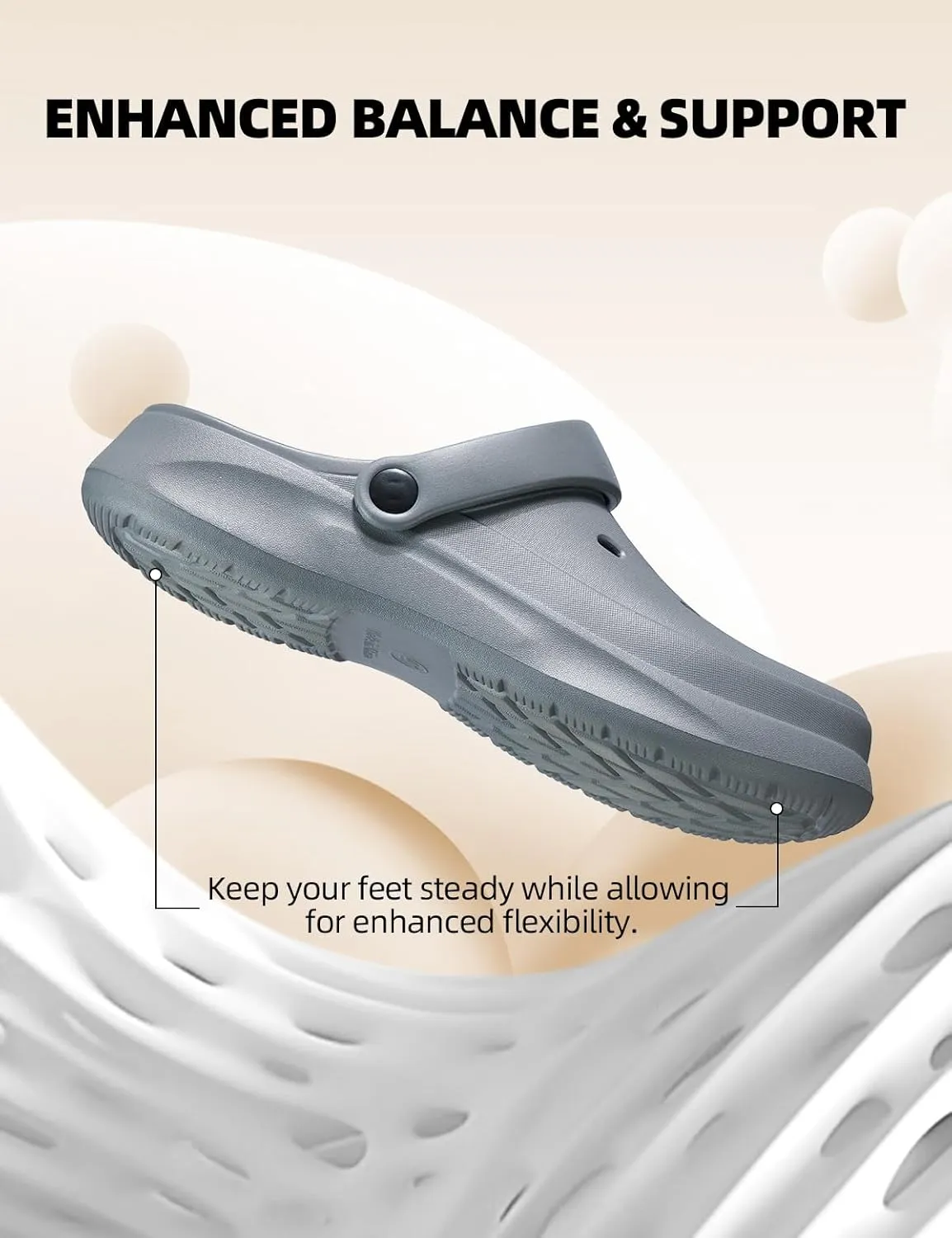 RCEBOT Unisex Garden Clogs Breathable Quick Drying Garden Shoes with Arch Support for Men and Women