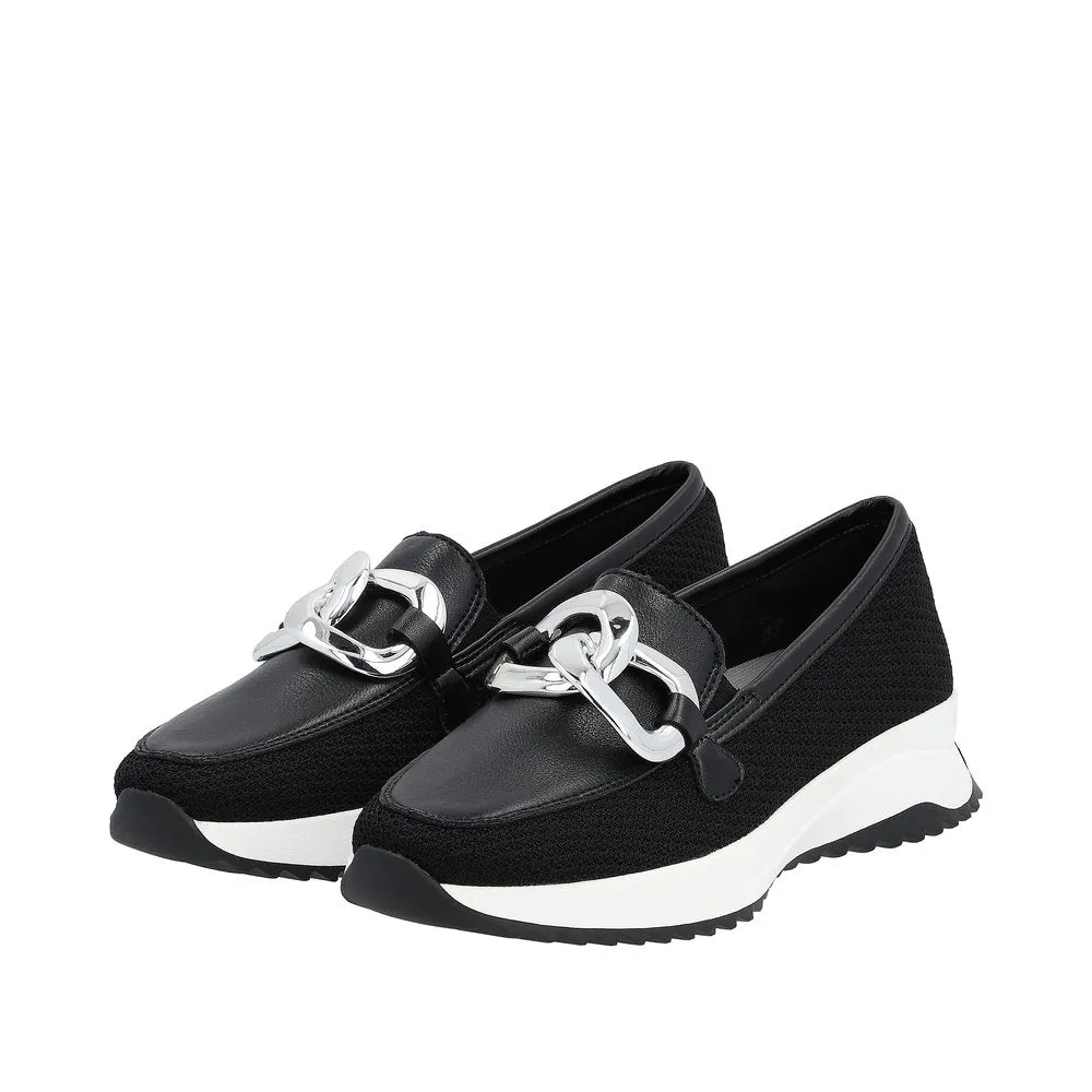 Rieker Evolution Ladies Loafer Slip On Shoe W1303-00