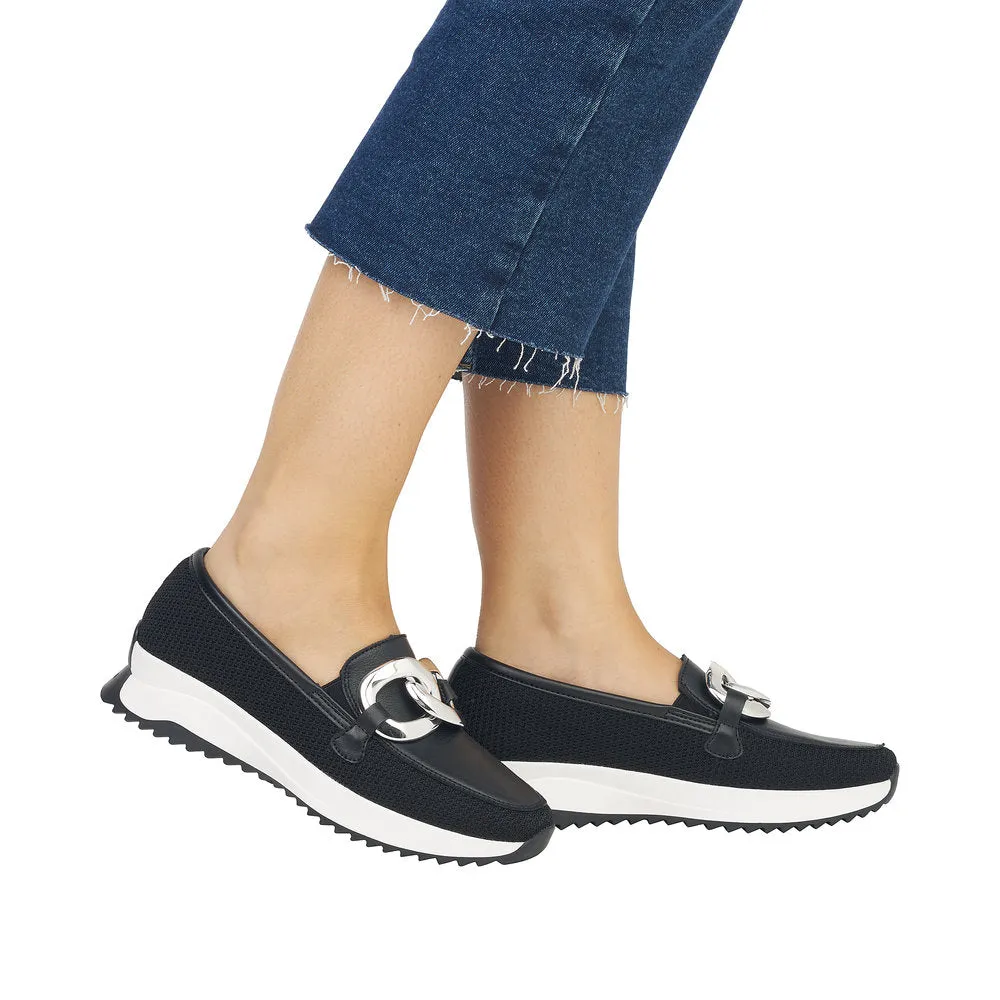 Rieker Evolution Ladies Loafer Slip On Shoe W1303-00