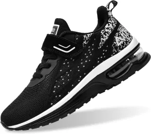 RomenSi Athletic Running Shoes for Boys Girls Lightweight Breathable Tennis Sports Kids Sneakers