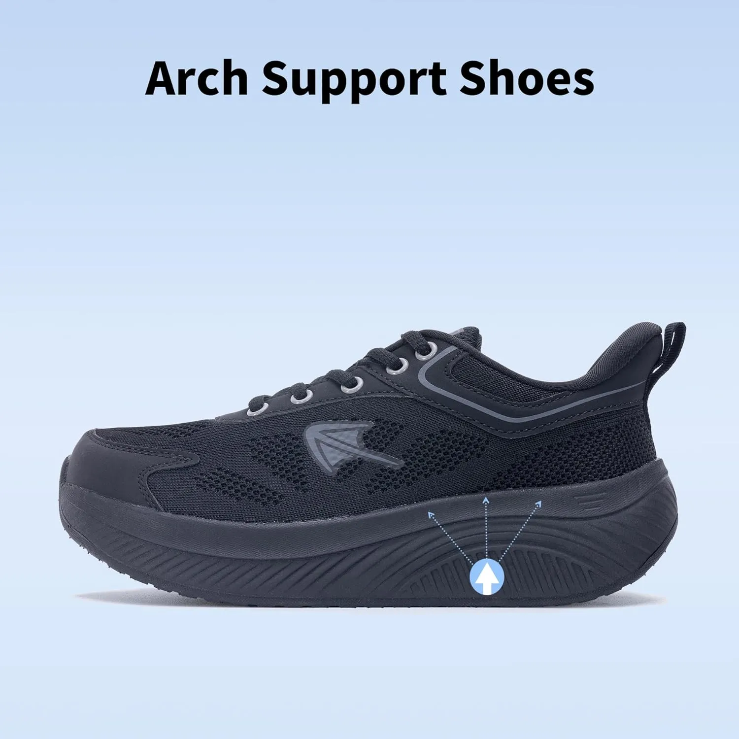RomenSi Wide Toe Box Shoes Women Arch Support Walking Shoes Tennis Fashion Sneakers Orthotic Shoe for Plantar Fasciitis US 6-11