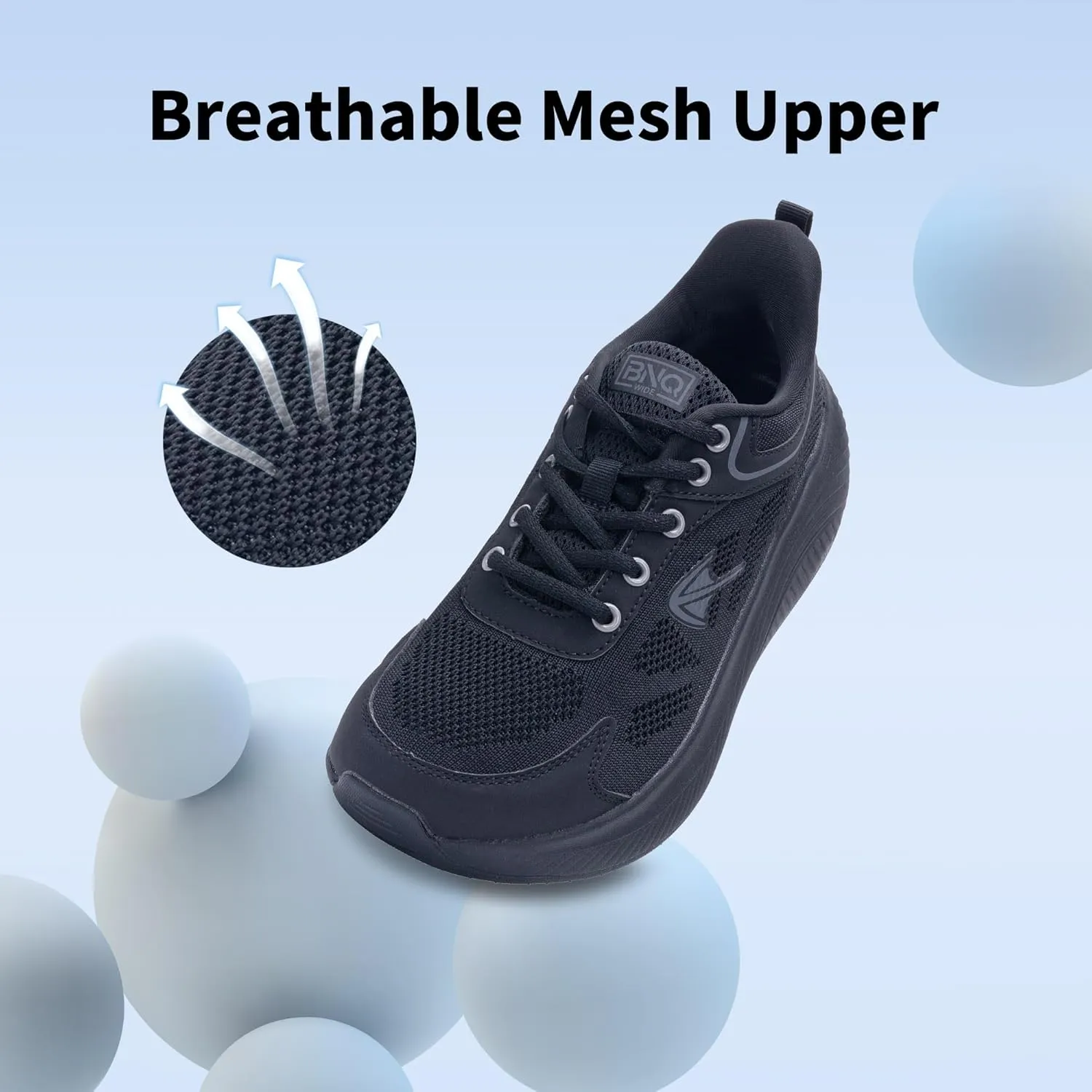 RomenSi Wide Toe Box Shoes Women Arch Support Walking Shoes Tennis Fashion Sneakers Orthotic Shoe for Plantar Fasciitis US 6-11