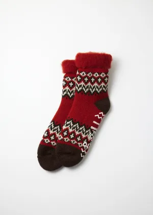 RoToTo Comfy Room Socks - Red