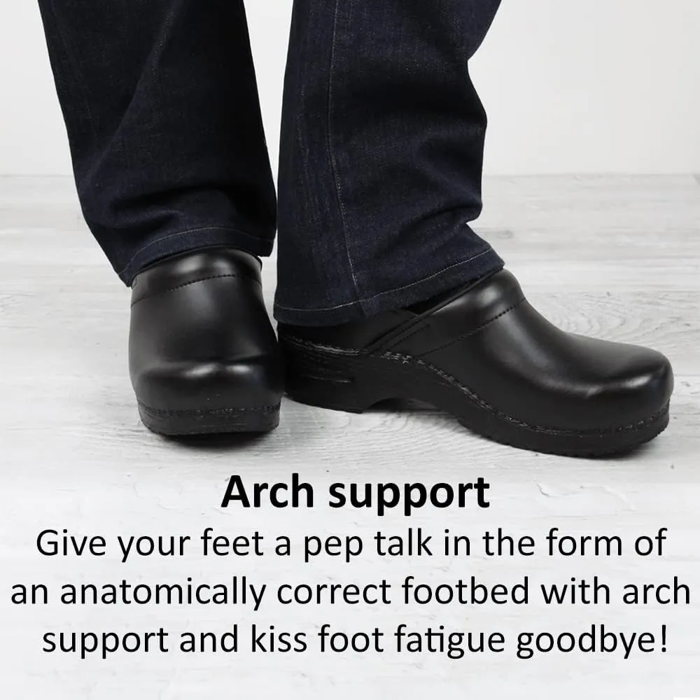 Sanita Lindsey Patent Leather Clogs for Women - Arch Support, Durable, APMA-Approved Slip-On Shoes