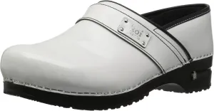 Sanita Lindsey Patent Leather Clogs for Women - Arch Support, Durable, APMA-Approved Slip-On Shoes