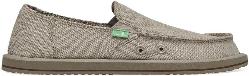 Sanuk Womens Donna Hemp Loafers | Womens Shoes | Slip On Shoes for Women | Women's Slip-on Loafers | Memory Foam Footbed