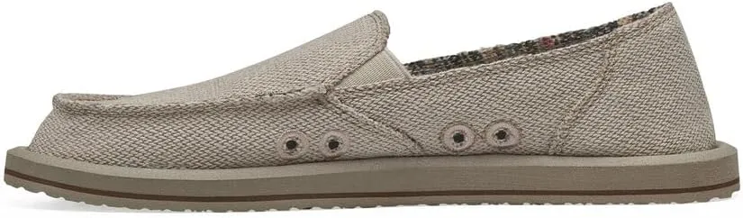 Sanuk Womens Donna Hemp Loafers | Womens Shoes | Slip On Shoes for Women | Women's Slip-on Loafers | Memory Foam Footbed