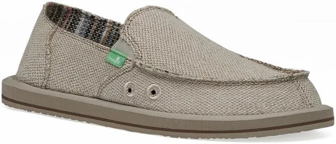 Sanuk Womens Donna Hemp Loafers | Womens Shoes | Slip On Shoes for Women | Women's Slip-on Loafers | Memory Foam Footbed