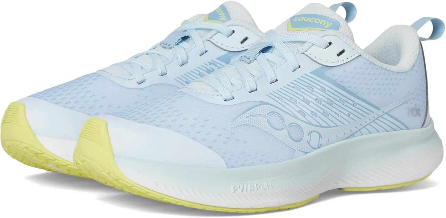 Saucony Ride Kidz Sneaker, Blue, 3 US Unisex Big Kid