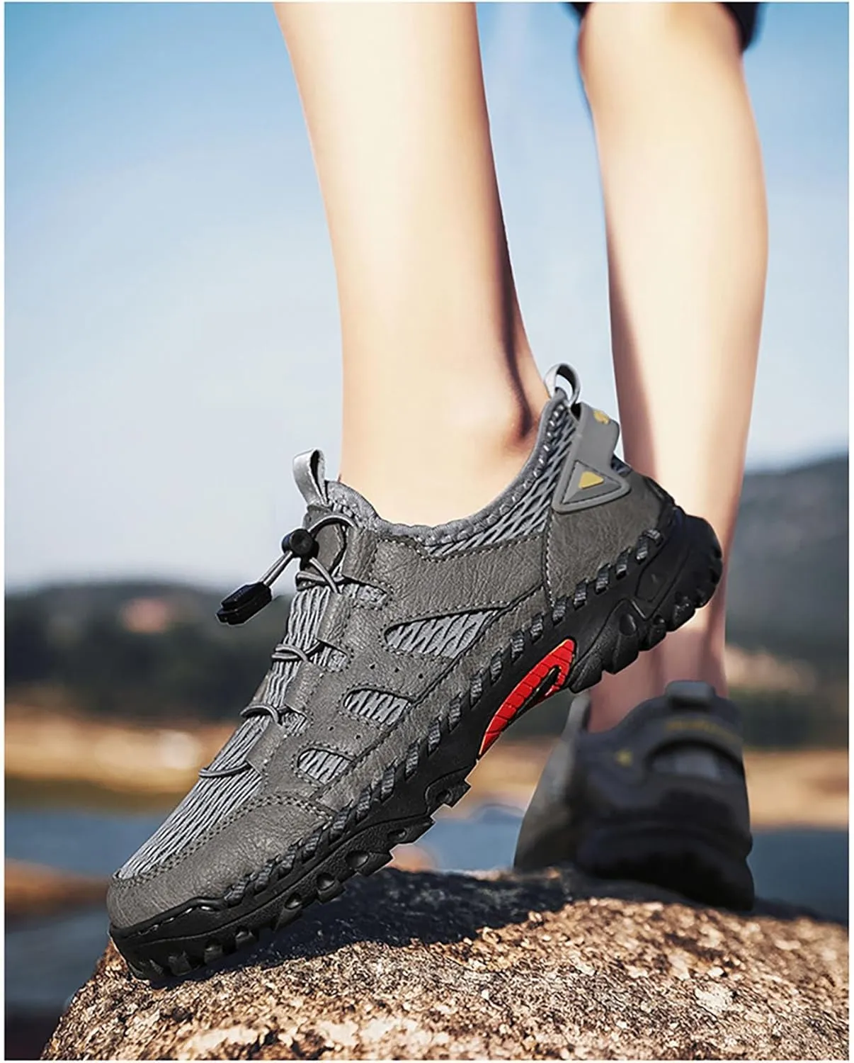 Shoes for Men Breathable Mesh Men's Casual Shoes Slip On Fashion Comfortable Handmade