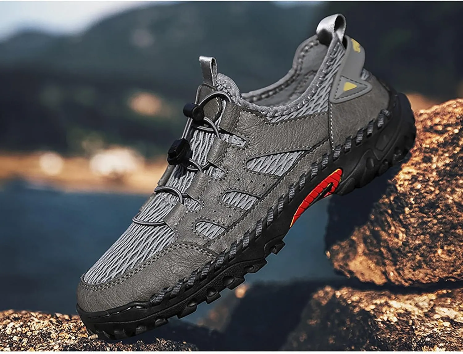Shoes for Men Breathable Mesh Men's Casual Shoes Slip On Fashion Comfortable Handmade