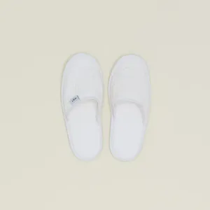 Simple Waffle Slippers (White)