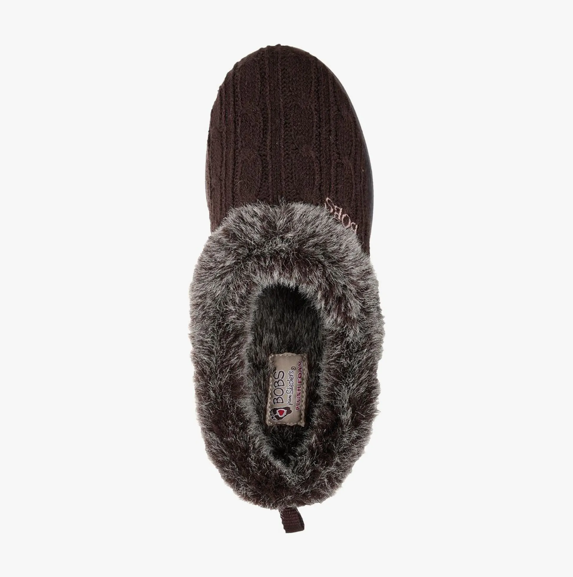 Skechers 31204/CHOC BOBS KEEPSAKES ICE ANGEL Womens Slippers Chocolate