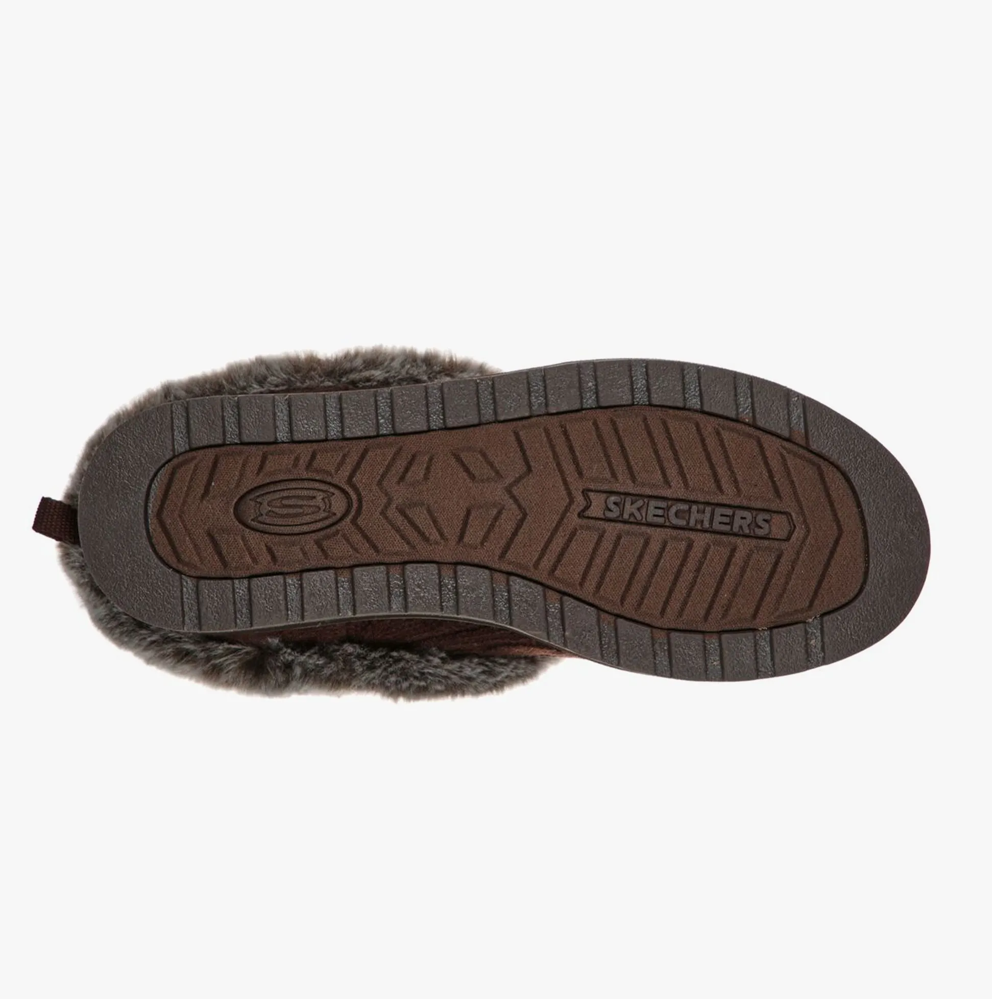 Skechers 31204/CHOC BOBS KEEPSAKES ICE ANGEL Womens Slippers Chocolate