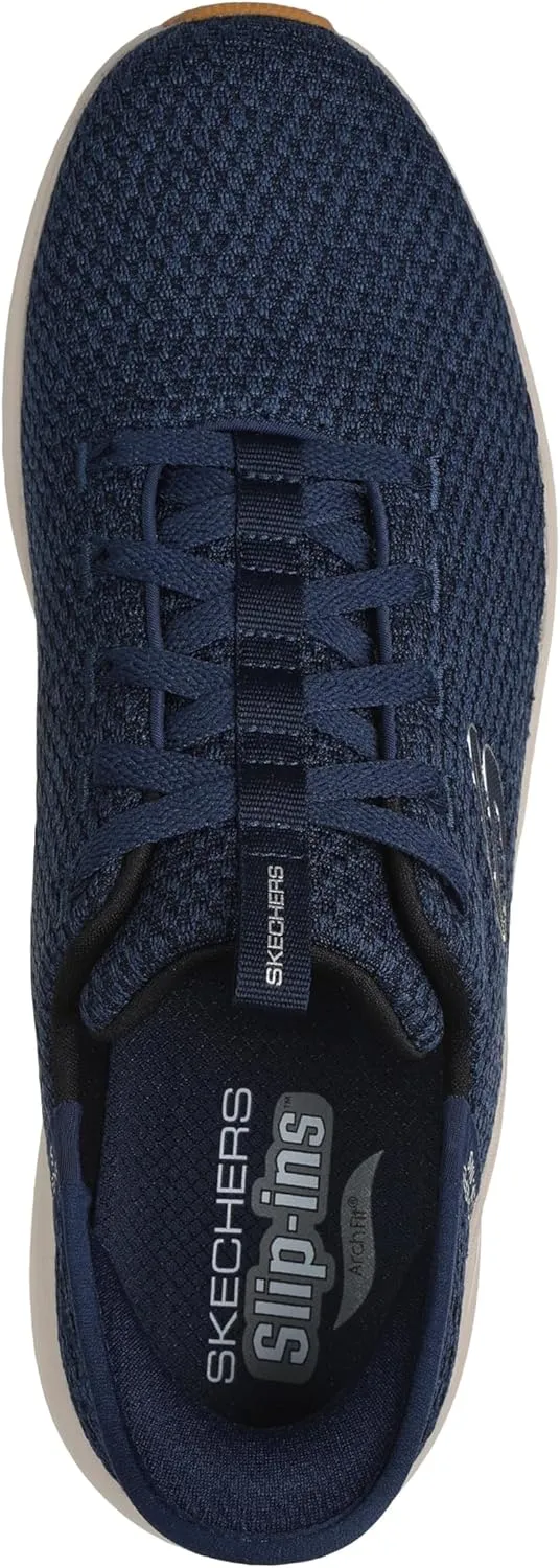 Skechers Men's Slip-ins: Arch Fit 2.0 - Look Ahead Knit Lace Up Slip On Sneakers