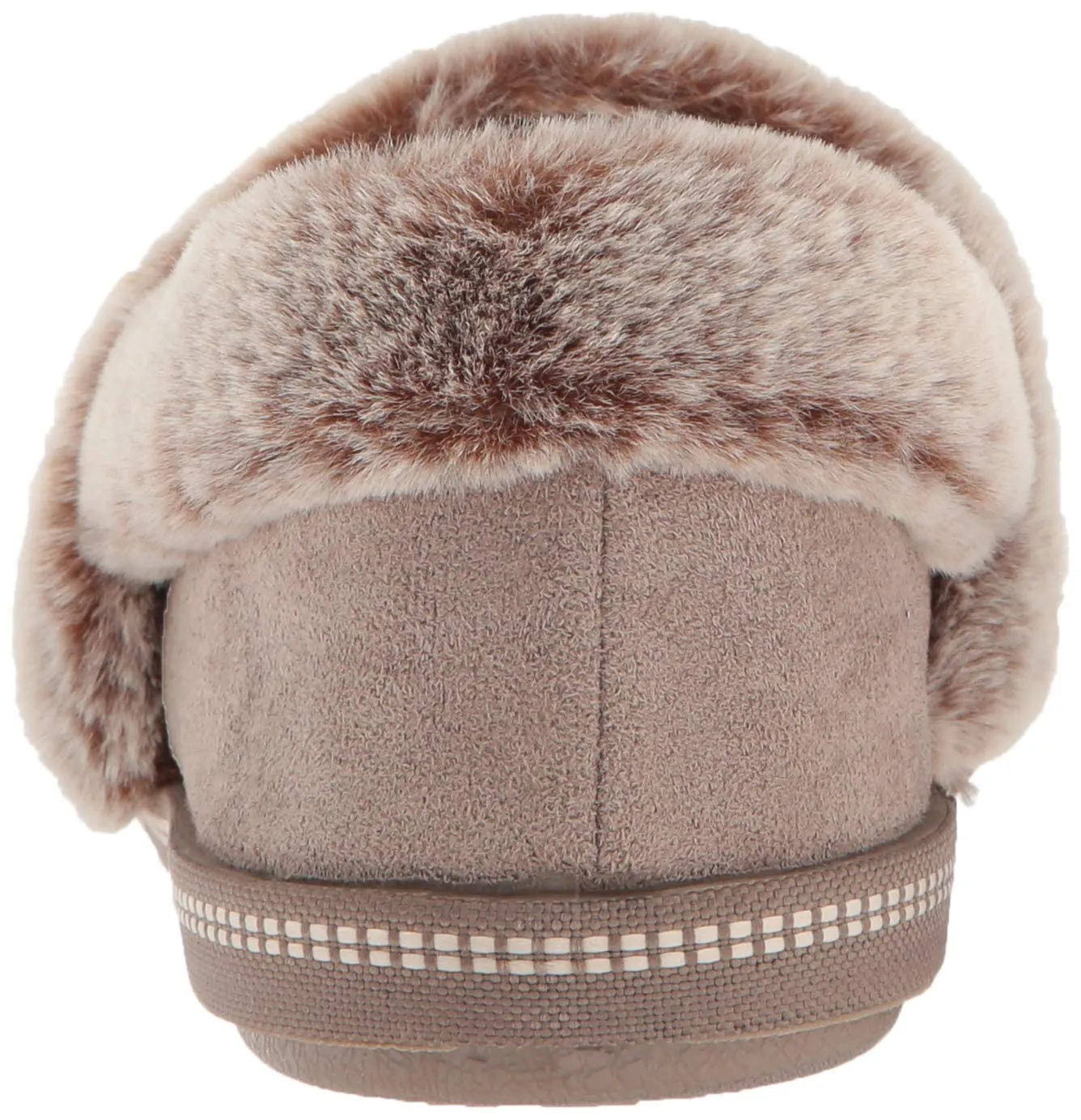 Skechers Women's Cozy Campfire-Team Toasty Slipper, Dark Taupe, 9.5