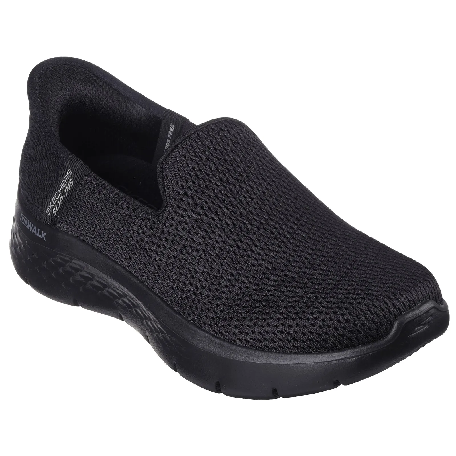 Skechers Womens Go Walk Flex Relish Black Hands Free Slip On Shoes