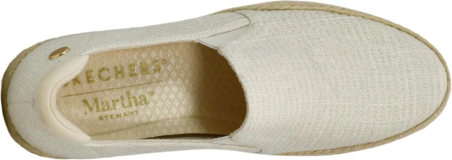 Skechers Women's Martha Stewart Bobs Sesame By the Bay