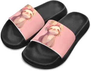 Slides for Girls Slides for Girls Toddler Slippers Shower Bathroom Non-Slip Open Toe Super Comfy Home House Slide Sandals