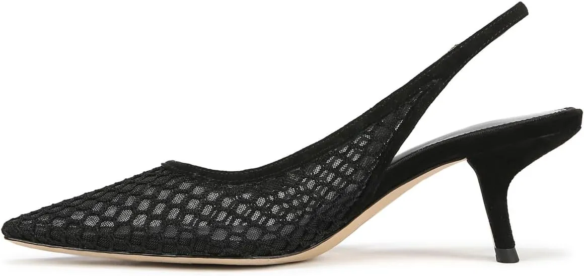 Slingback Pumps for Women Pointed Toe Heels Slip on Kitten Heels Sandals Dress Party Wedding