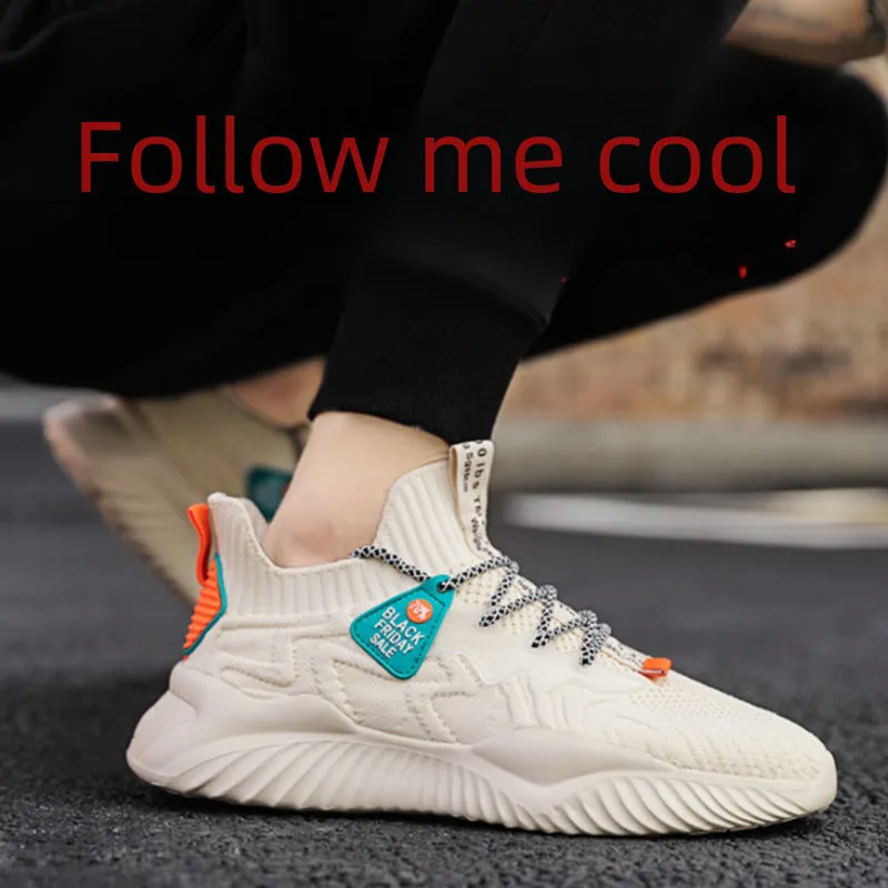 Slip-On Flyknit Sneakers – Lightweight & Breathable Shoes