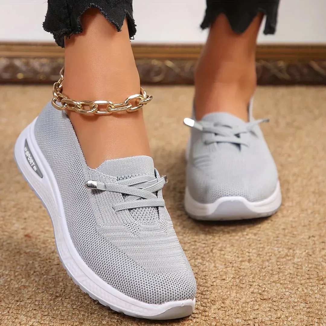 Slip-On Knit Sneakers | Lightweight | Breathable & Comfortable