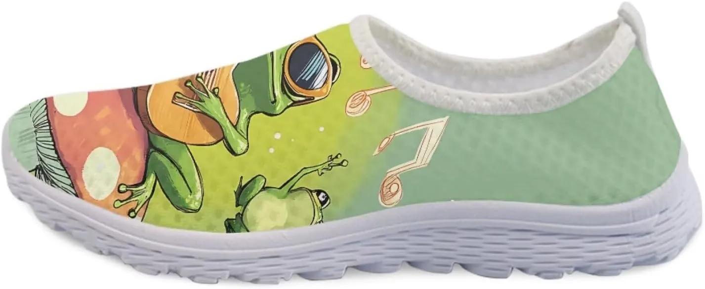 Slip On Walking Shoes for Womens Breathable Running Tennis Sneakers Comfort Anti-Slip Athletic Shoe for Travel Size 5.5-11.5 White Sole