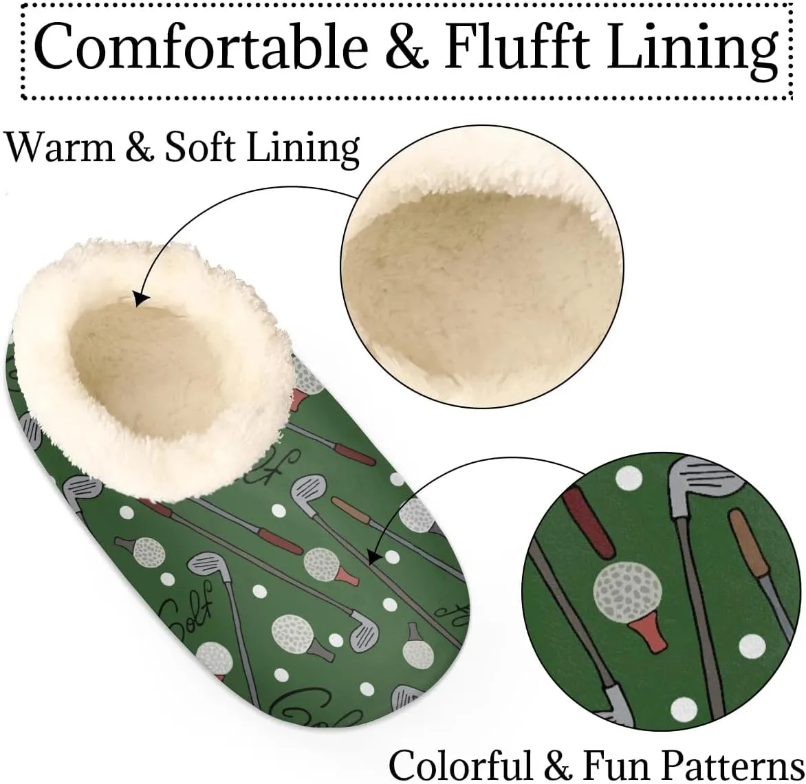 Slipper for Women Men, Fuzzy Memory Foam House Slippers Soft Cozy Warm Closed Back Slippers Lightweight Non-Slip Home Shoes Indoor Slippers