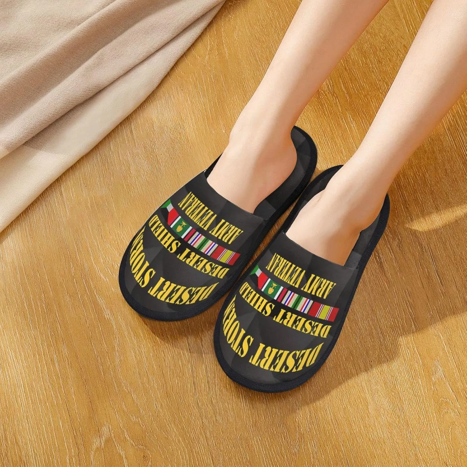 Slippers for Women Comfy Slippers Soft Plush Fuzzy Slip-On Women Slippers Cozy Warm House Slippers for Indoor & Outdoor
