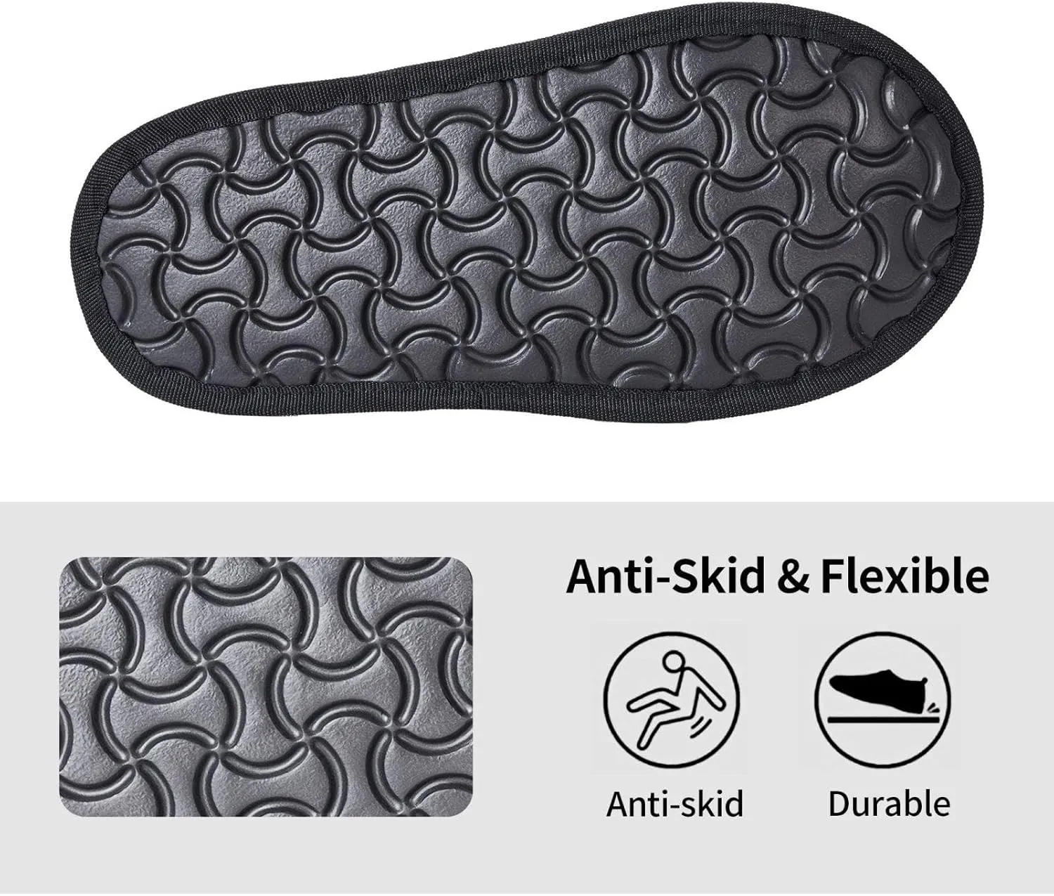 Slippers for Women Comfy Slippers Soft Plush Fuzzy Slip-On Women Slippers Cozy Warm House Slippers for Indoor & Outdoor