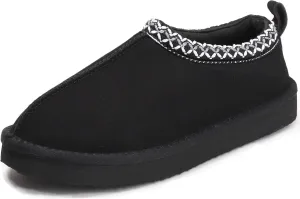 Slippers for Women Genuine Suede Water Resistant Women's Slippers with Memory Foam and Faux Fur Lining Comfy Slippers Gifts for Women Footwear