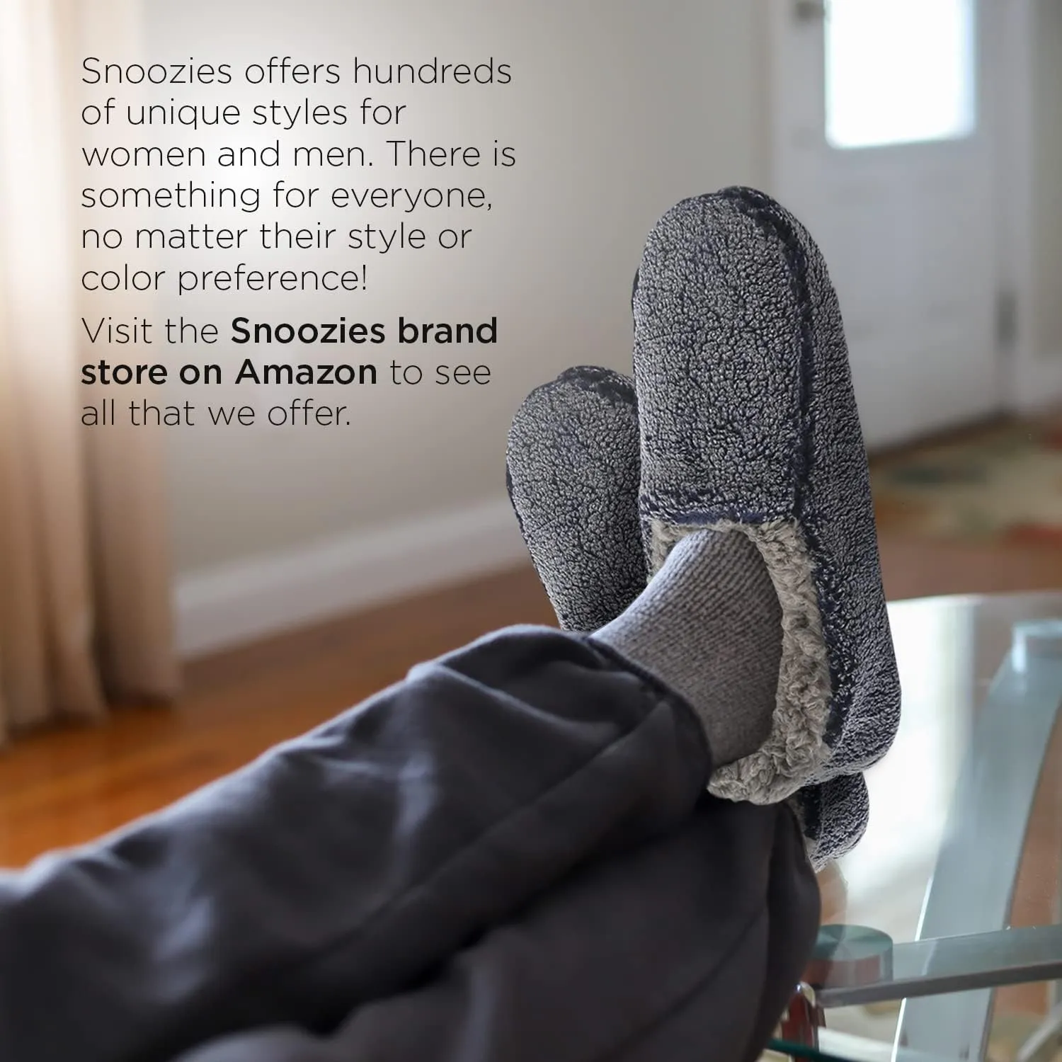 Snoozies Corduroy Slippers for Men Non-Skid, Comfy Sherpa-Lined Men Slippers House Shoes, Gifts for Him