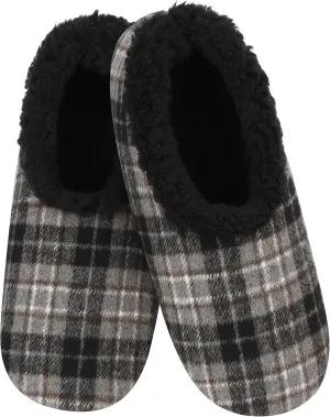 Snoozies Mens Slippers - House Slippers for Men - PLAID