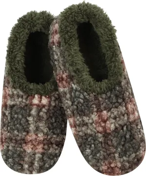 Snoozies Mens Slippers - House Slippers for Men - PLAID