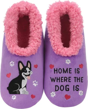 Snoozies Pairable Slipper Socks - Funny House Slippers for Women, Non-Slip Fuzzy Slipper Socks