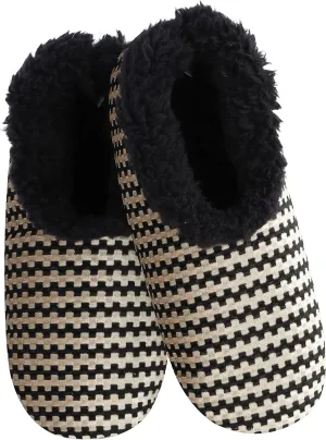 Snoozies Women's Solid Chenille Slippers - Fuzzy Slipper Socks for Women - Multiple Sizes and Colors