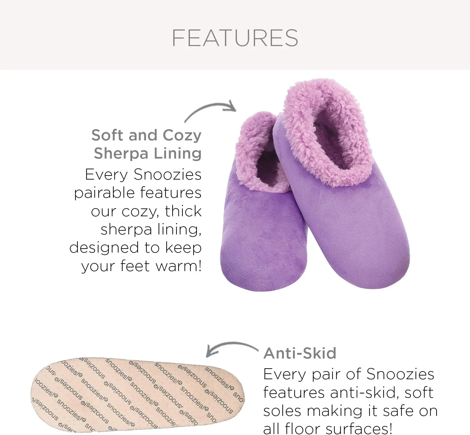 Snoozies! Women's Zoe Crew Slippers!