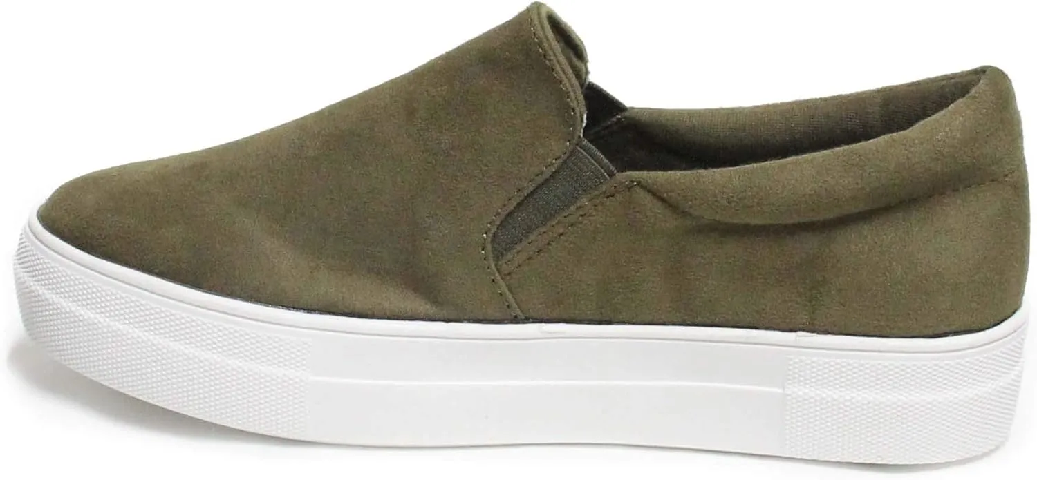 Soda TOPSHOE ave- Hike Platform Slip- On Sneaker w/Cushion Foam
