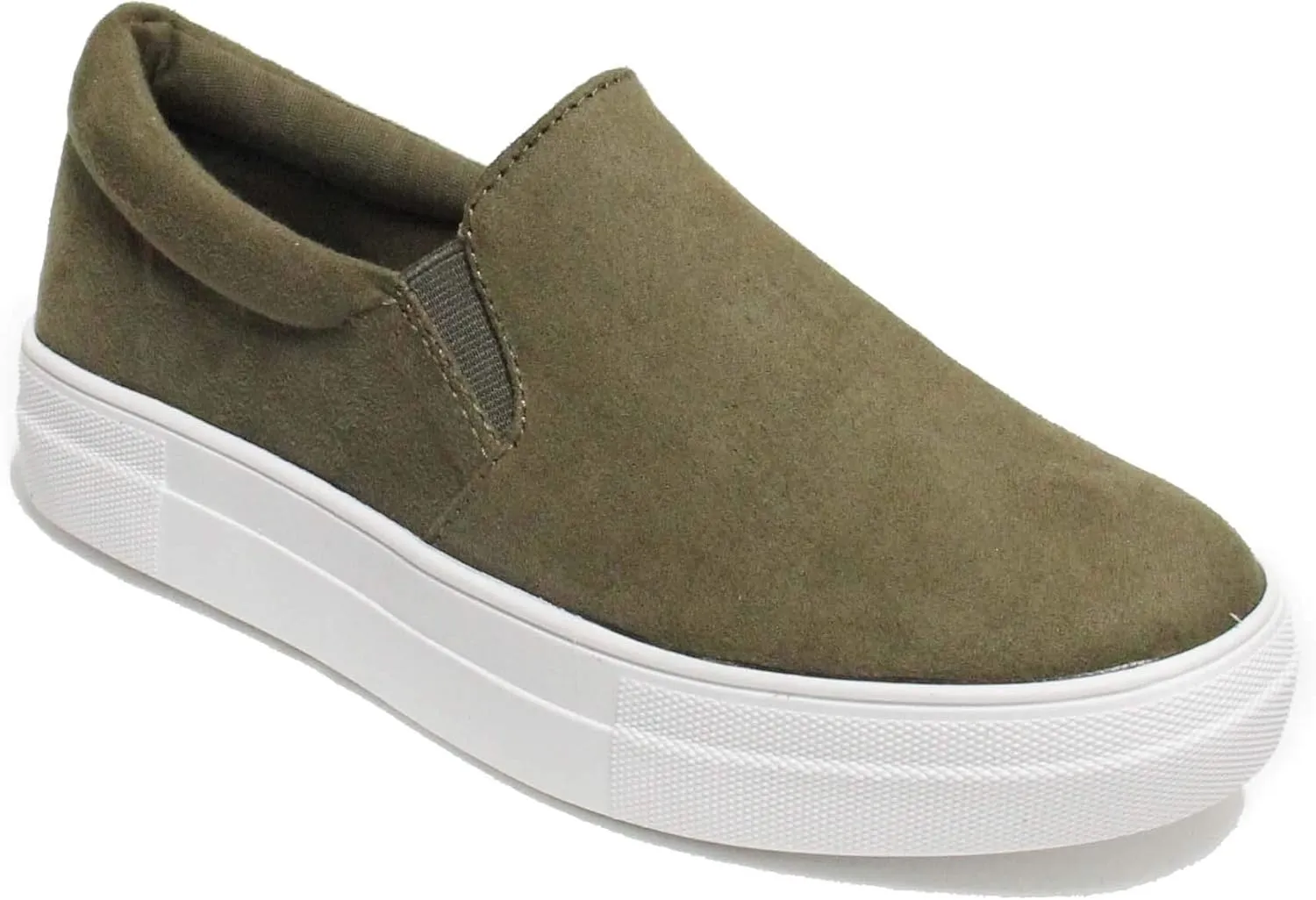 Soda TOPSHOE ave- Hike Platform Slip- On Sneaker w/Cushion Foam