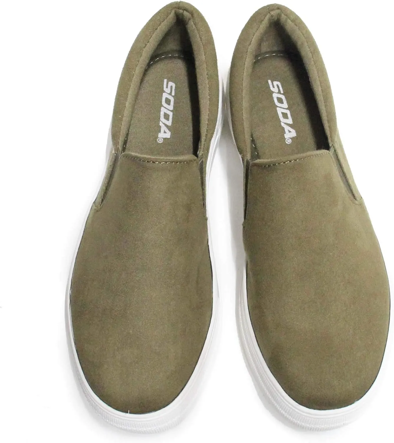 Soda TOPSHOE ave- Hike Platform Slip- On Sneaker w/Cushion Foam