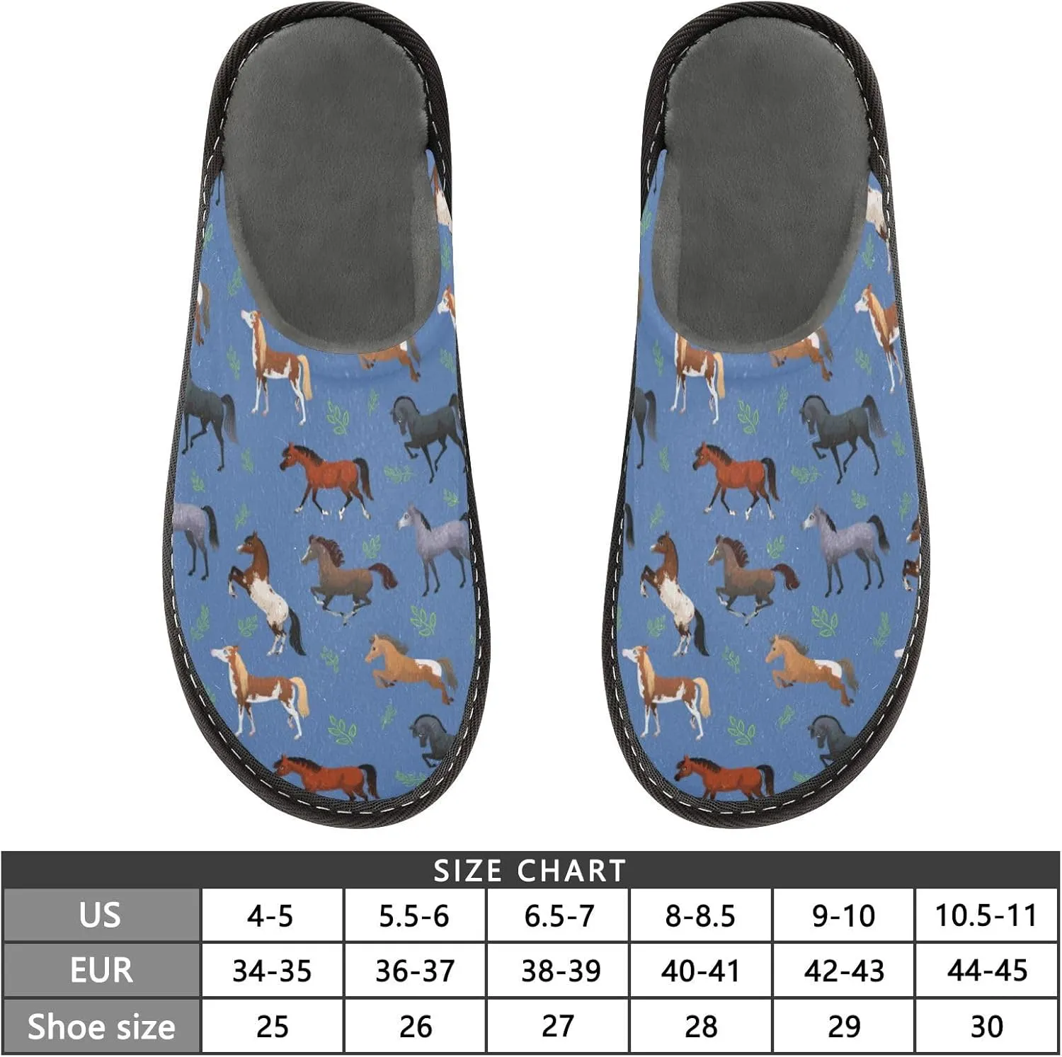 Spa Slippers Indoor House Fuzzy Slippers Soft Memory Foam Non-Slip Home Slipper Winter Shoes For Bedroom Hotel Travel 4-11