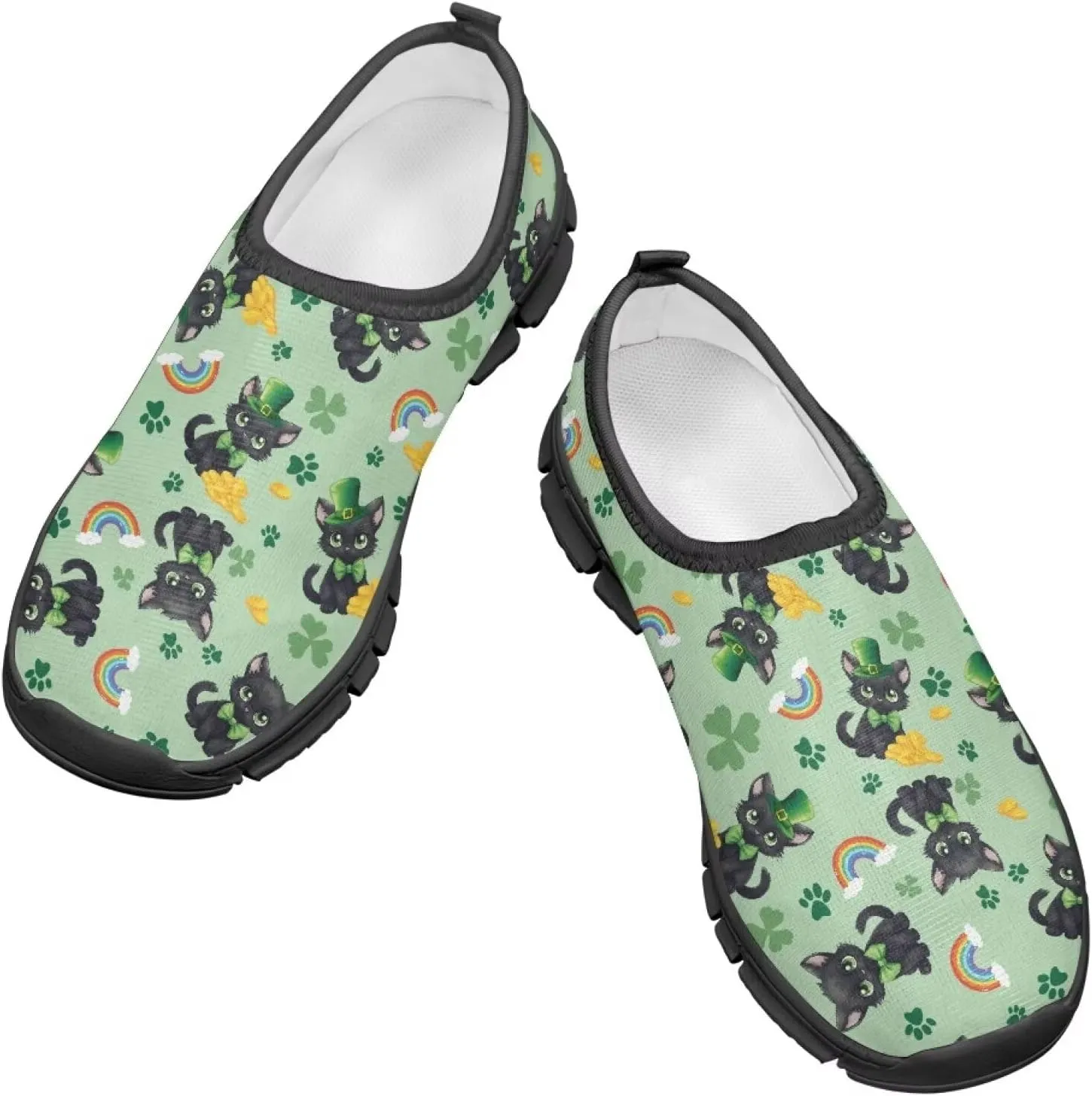 St. Patrick's Day Shoes Boys Slip On Tennis Shoes Kids Running Shoes