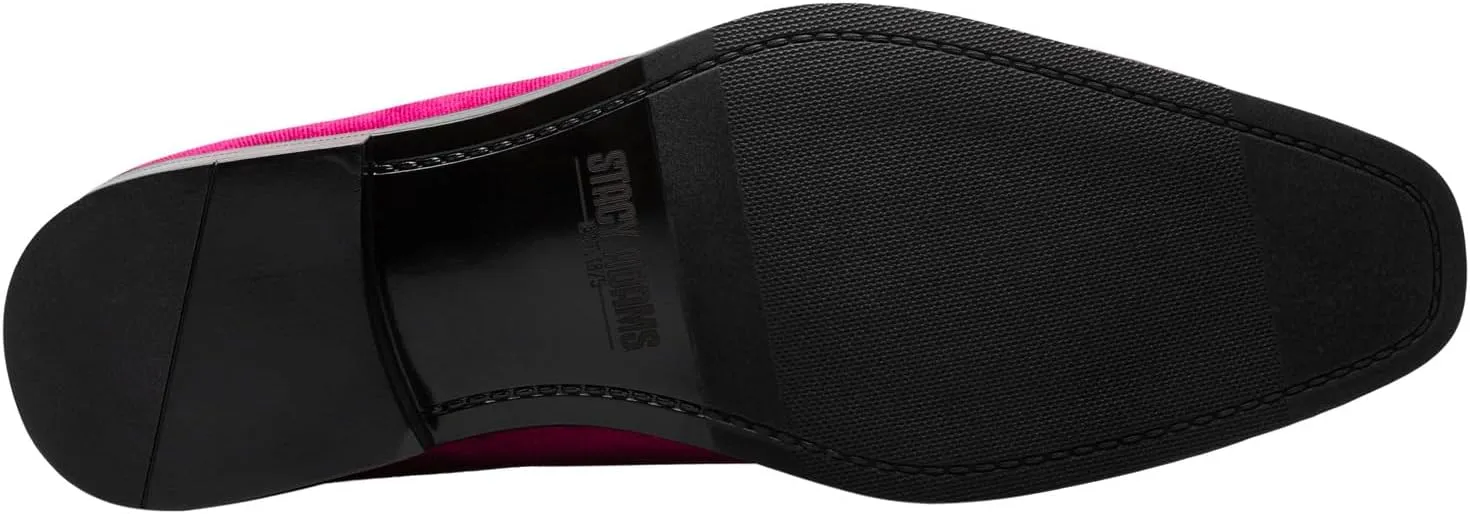 STACY ADAMS Men's Savian Velour Slip-on Loafer