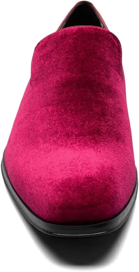 STACY ADAMS Men's Savian Velour Slip-on Loafer