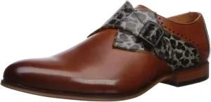 STACY ADAMS Men's Sutcliff Plain Toe Monk Strap Loafer