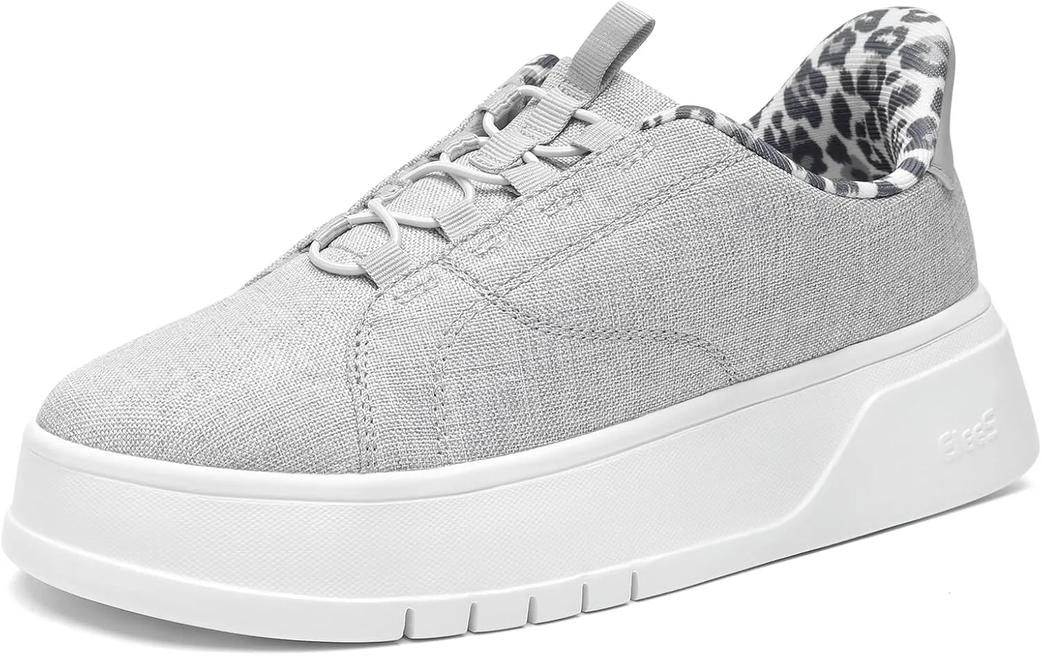 STQ Slip On Platform Canvas Sneakers Breathable Comfortable Casual Shoes Non Slip Walking Sneakers